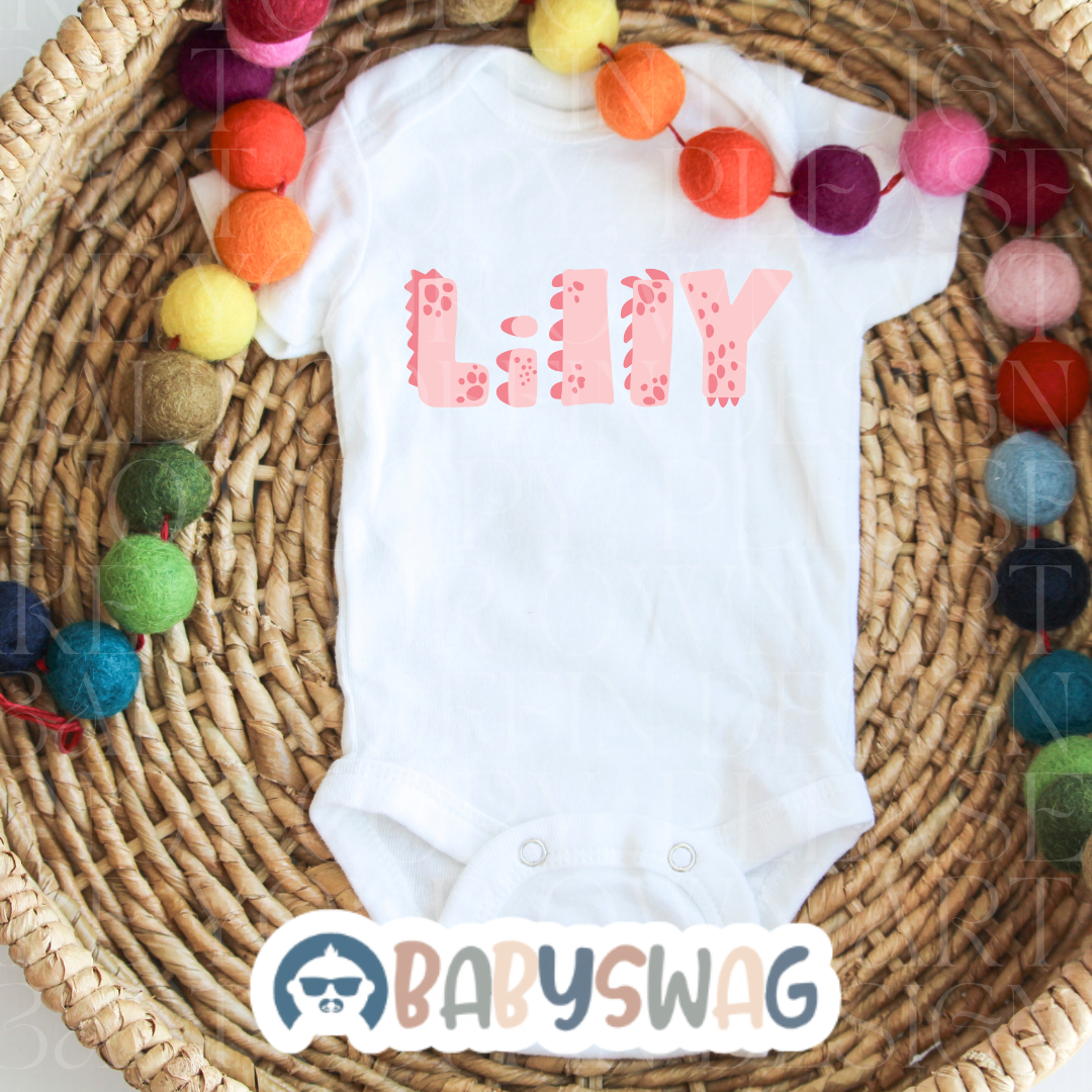 Dinosaur Letter Names (Personalize Me)