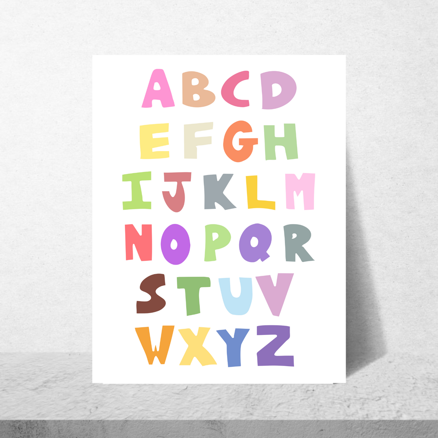 Alphabet Poster