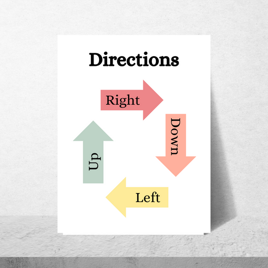 Directions Poster