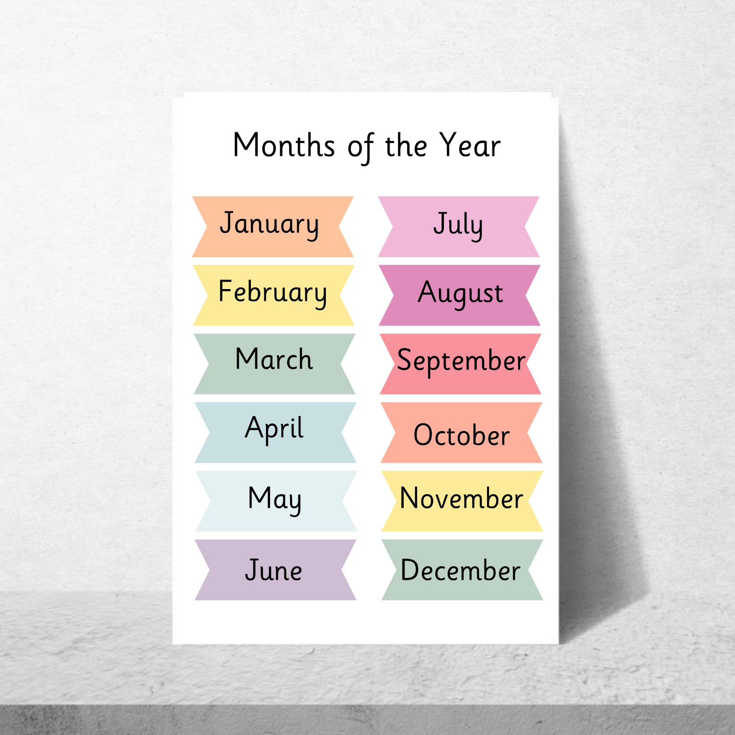 Months Of The Year Poster – Baby Swag months-of-the-year-poster-baby-swag
