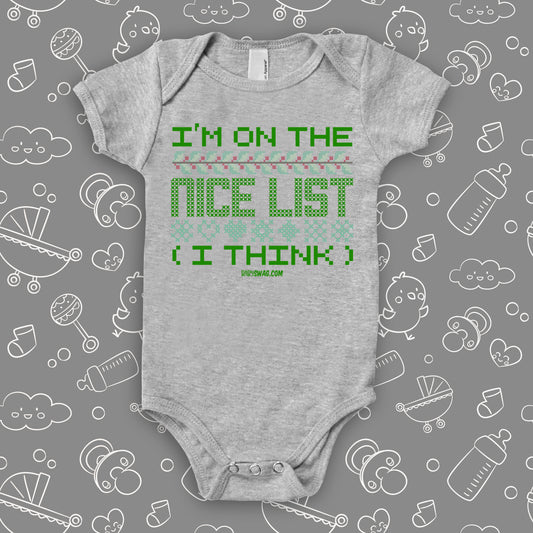 I'm On The Nice List (I Think)