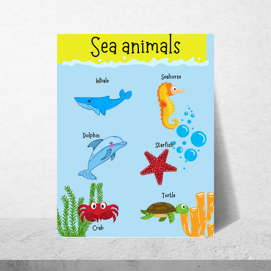 Sea Animals Poster