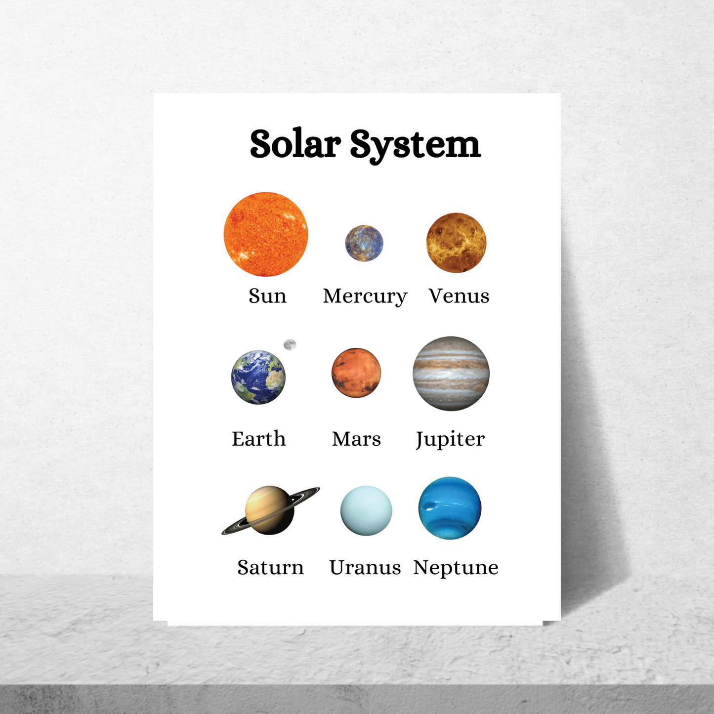 Solar System Poster