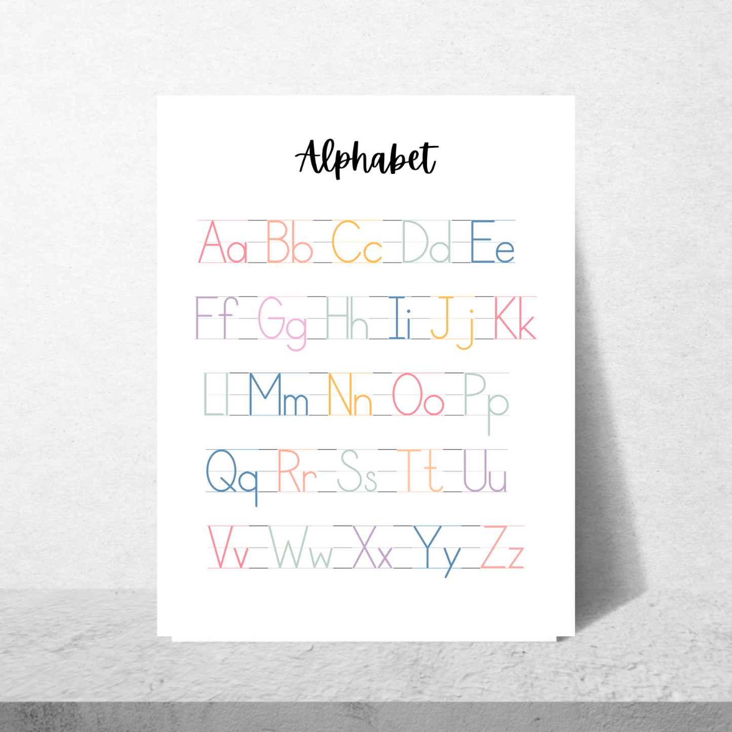 Alphabet Poster