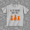 Cute toddler graphic tees in gray