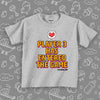 Cute toddler shirt with saying "Player 3 Has Entered The Game" in grey. 