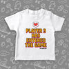 Cute toddler shirt with saying "Player 3 Has Entered The Game" in white. 
